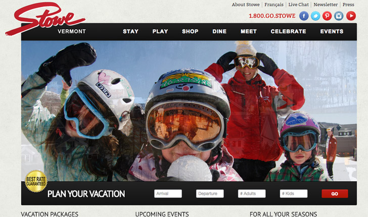 Stowe Vermont mountain resort